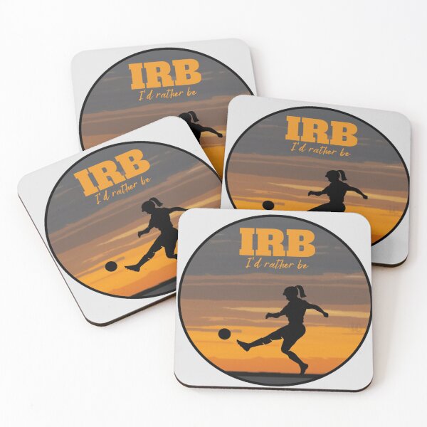 Item preview, IRB, I'd Rather Be Playing Soccer Design for Female Soccer Players designed and sold by LifeCrush.