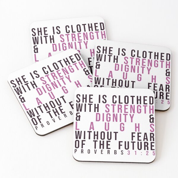Item preview, Proverbs 31:25 (block version) designed and sold by Nochisan.