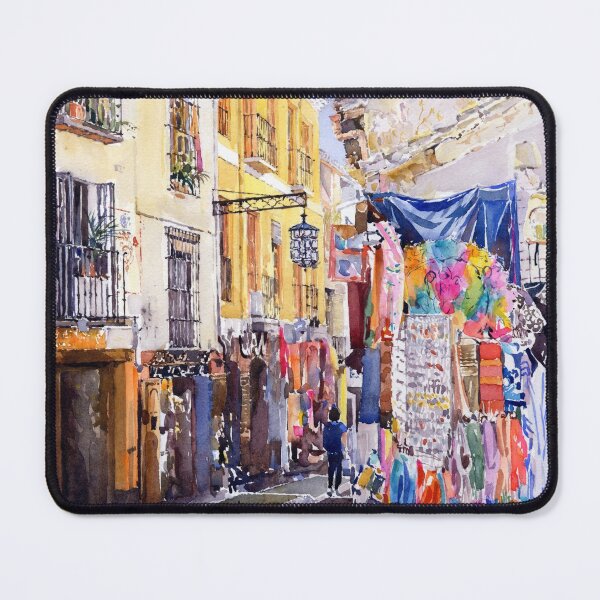 Item preview, Shops In The Albaicin, Granada designed and sold by Margaret Merry.