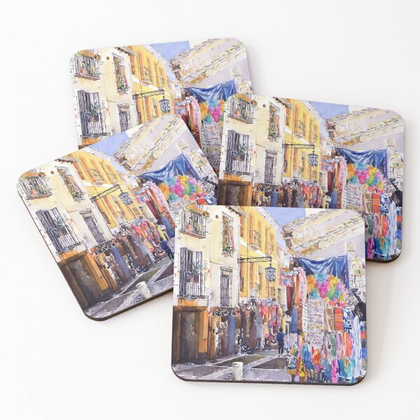 Item preview, Shops In The Albaicin, Granada designed and sold by Margaret Merry.