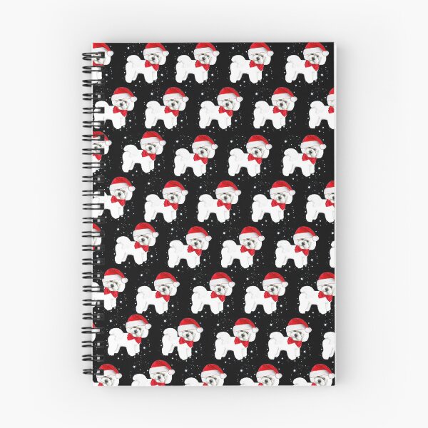 Item preview, Bichon Frise dog Santa Christmas Hat Fun  designed and sold by MagentaRose.
