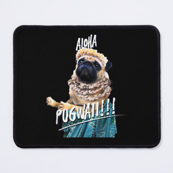 Item preview, Aloha Pug Dog Hawaiian Hawaii Beach Funny Cute designed and sold by theDlab.