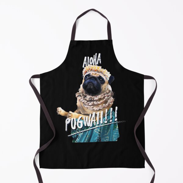 Item preview, Aloha Pug Dog Hawaiian Hawaii Beach Funny Cute designed and sold by theDlab.