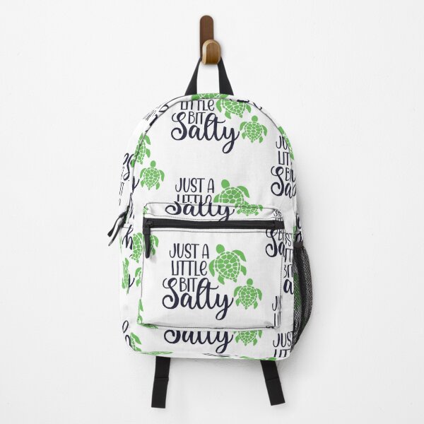 Item preview, Just a little bit salty Funny Beach Summer Sandy turtle Vacation Inspiration Joy Mood designed and sold by DesignByHeartUK.