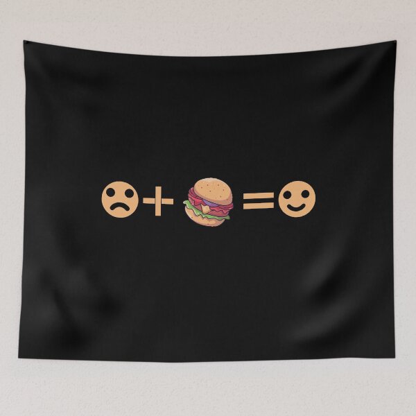 Item preview, Hamburger Makes Me Happy | Junks Food Lovers designed and sold by YAHIA-14.