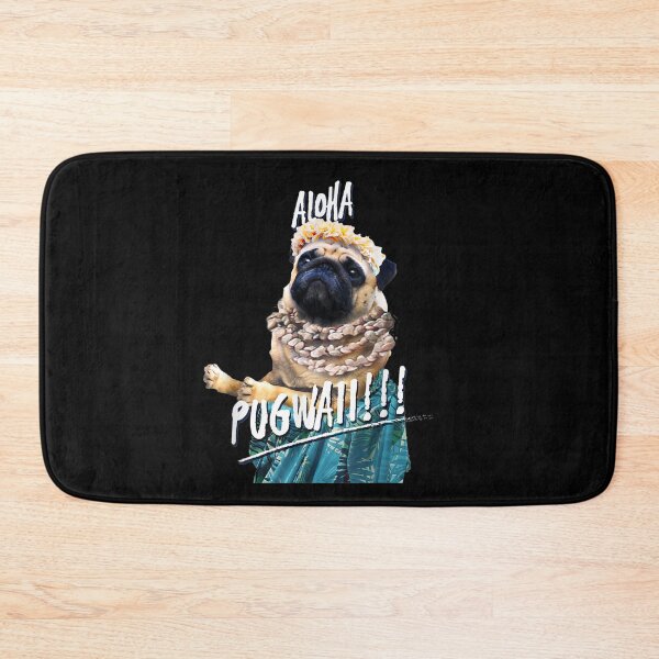 Item preview, Aloha Pug Dog Hawaiian Hawaii Beach Funny Cute designed and sold by theDlab.
