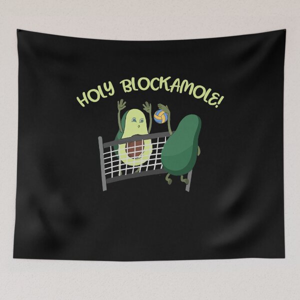 Item preview, Holy Blockamole Guacamole Volleyball Blocker Player designed and sold by Dressed For  Duty.