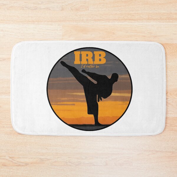 Item preview, IRB, I'd Rather Be Kick Boxing Design for Karate and Martial Arts Enthusiasts designed and sold by LifeCrush.