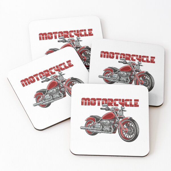 Item preview, The Red British Motorcycle  designed and sold by JASN DESIGN.