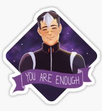 shiro says you are enough! Sticker