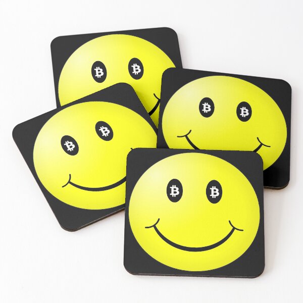 Item preview, Bitcoin Smiley Face designed and sold by Pawn Shop JB.