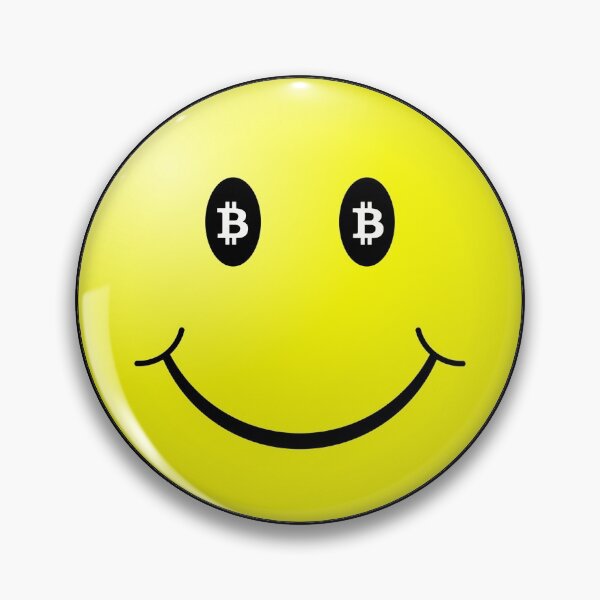 Item preview, Bitcoin Smiley Face designed and sold by Pawn Shop JB.