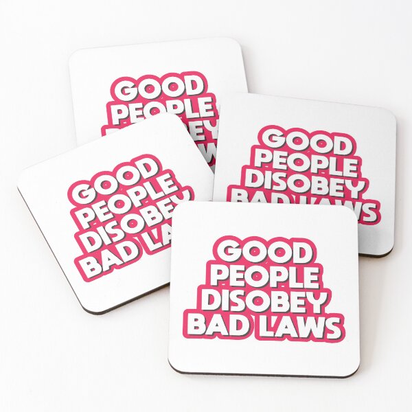Item preview, Good People Disobey Bad Laws designed and sold by portokalis.
