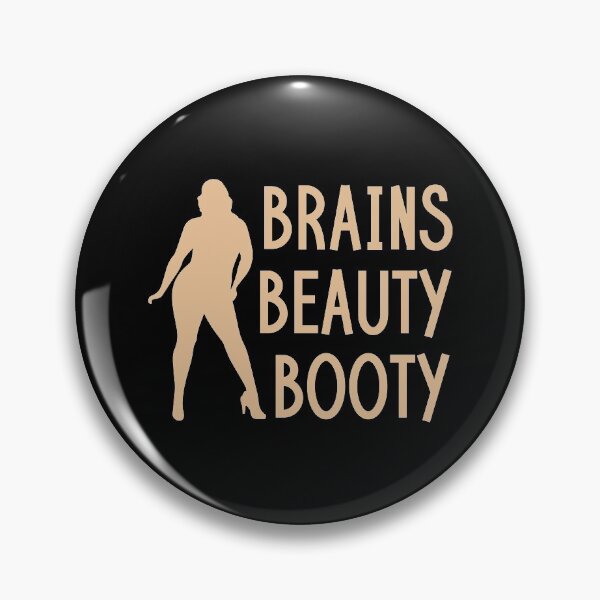 Item preview, Brains Beauty and Big Booty - For Curvaceous Confident Women designed and sold by thecooltable.