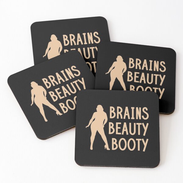 Item preview, Brains Beauty and Big Booty - For Curvaceous Confident Women designed and sold by thecooltable.