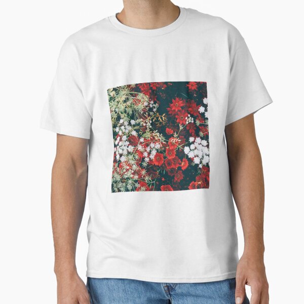 Item preview, Red Flowers with Leaves designed and sold by Fatima Aqeel.