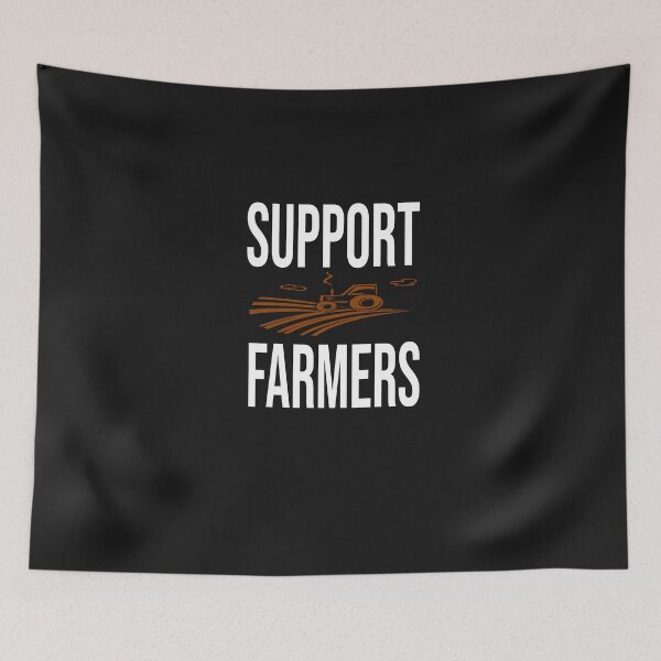 Item preview, SUPPORT FARMERS designed and sold by bari99.