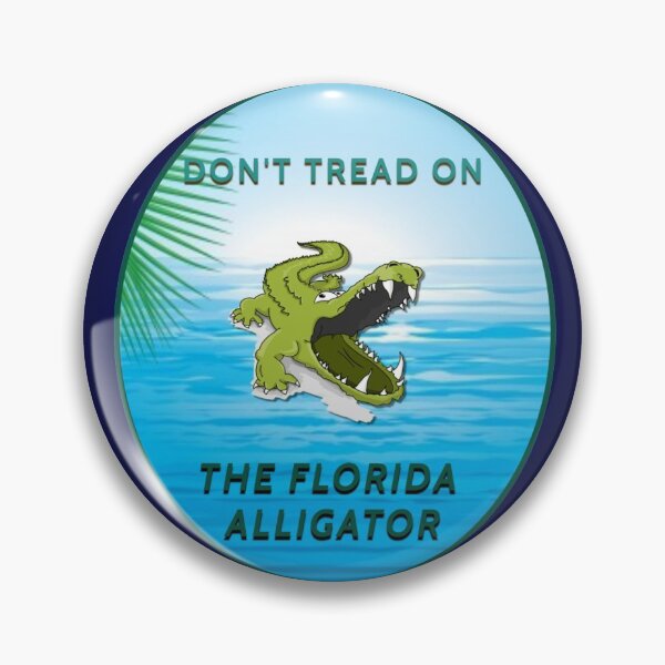 Artikelvorschau, Treten Sie nicht auf Florida Alligator entworfen und verkauft von Rockpools.