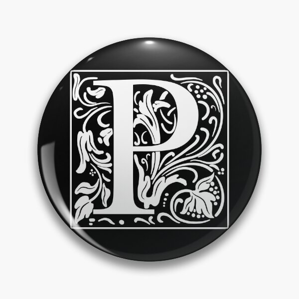 Item preview, Illuminated Initial P designed and sold by rogue-design.