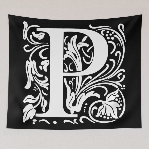 Item preview, Illuminated Initial P designed and sold by rogue-design.