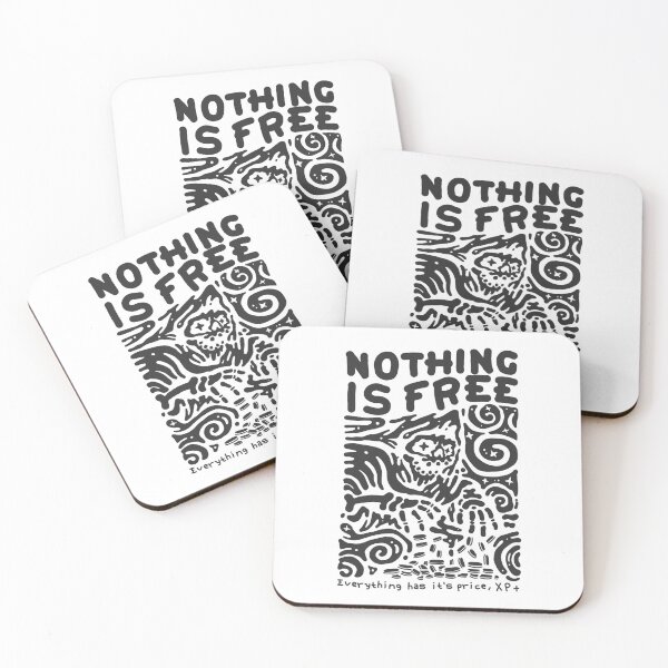 Item preview, NOTHING IS FREE designed and sold by Vixie Hattori.