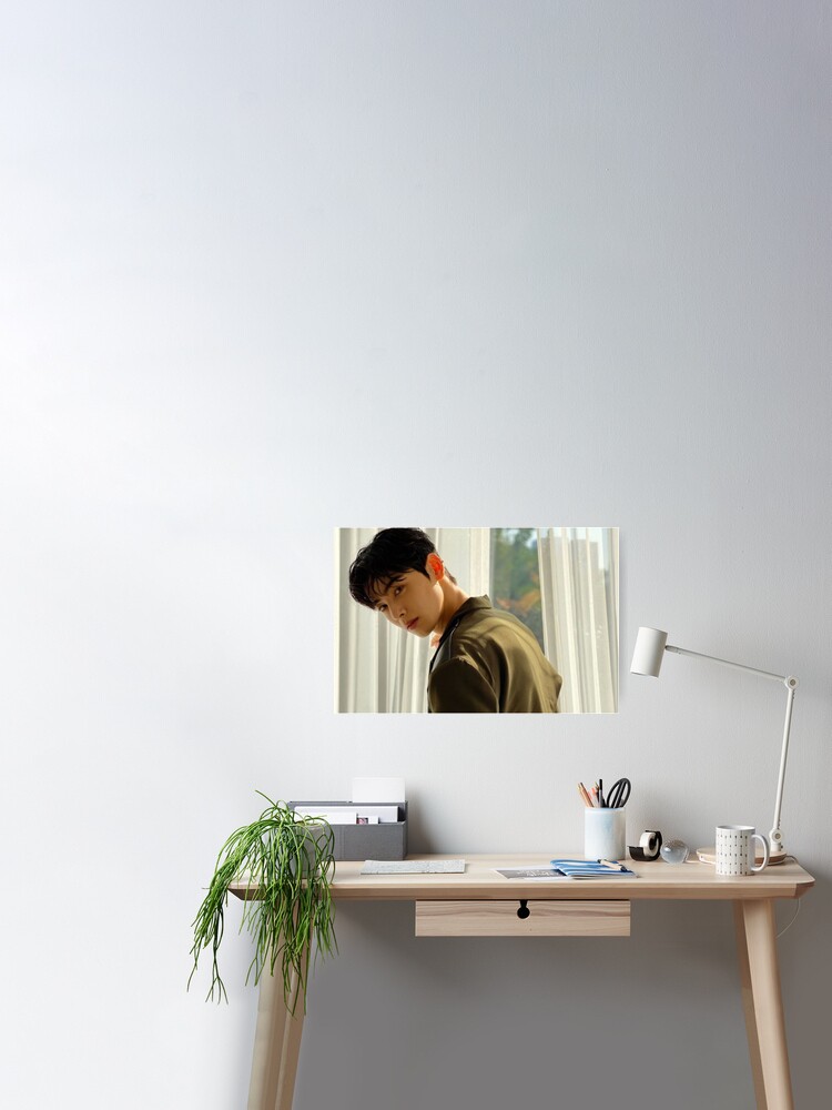 Korea Cha Eun Woo POSTER Wall Pictures For Living Room Fall Decor