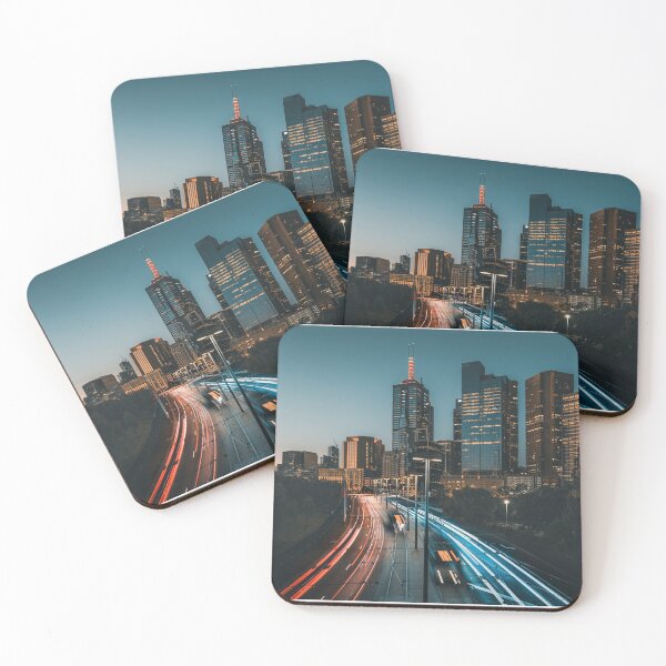 Item preview, The Melbourne Nightscape designed and sold by ViluVisuals.