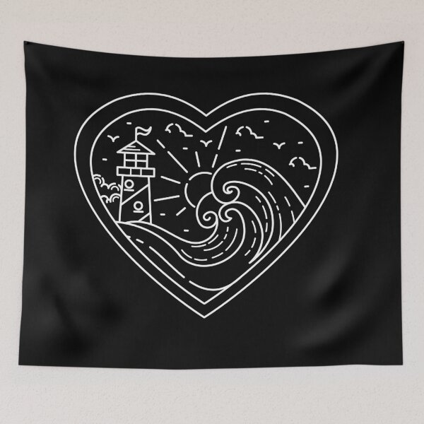 Item preview, Minimalist Art Of Sea Heart. designed and sold by HybridoStore.