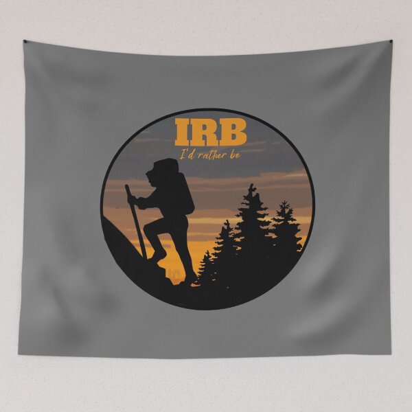 Item preview, IRB, I'd Rather Be Hiking Design for Hikers and Outdoor enthusiasts designed and sold by LifeCrush.