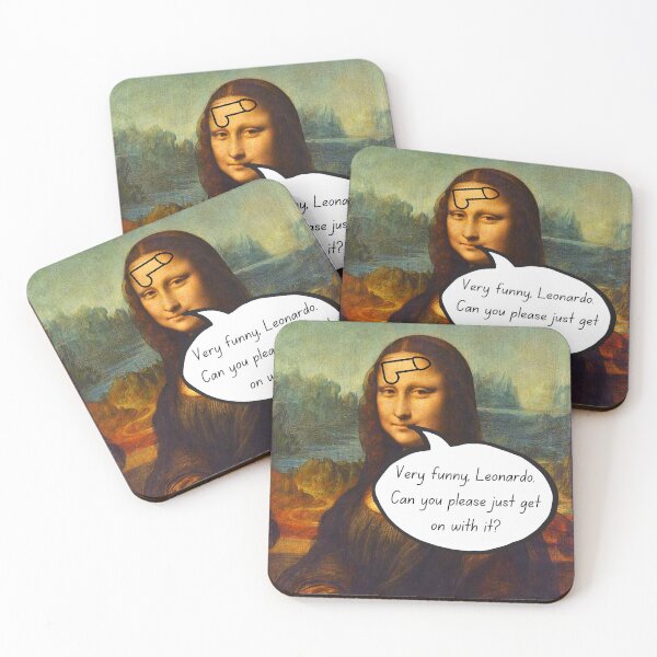 Item preview, Very funny, Leonardo. Can you please just get on with it? designed and sold by Scribblehound.