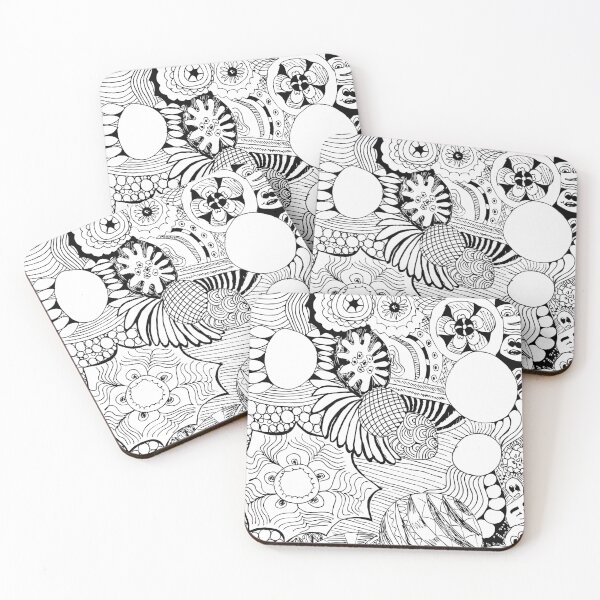Item preview, Funny doodles. Various hand-drawn elements, black outline. designed and sold by Nia-Chi.