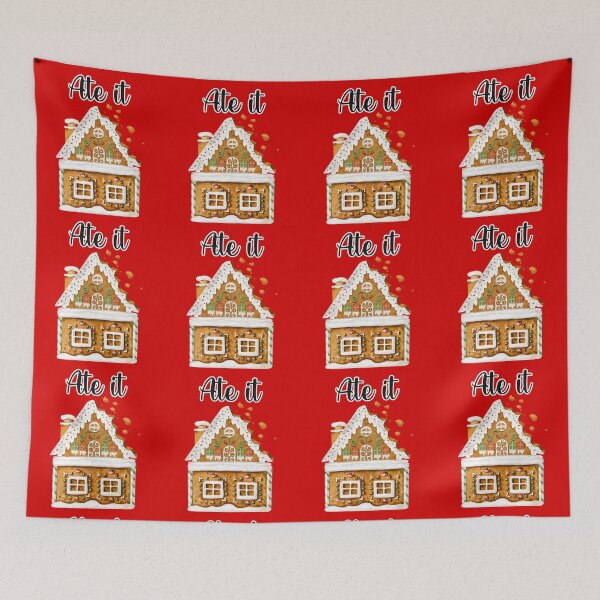 Item preview, Ate it Gingerbread House designed and sold by chntl-shop.