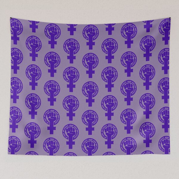 Item preview, Feminist Fist - My body, my choice - Mind your own uterus (purple) designed and sold by Thelittlelord.
