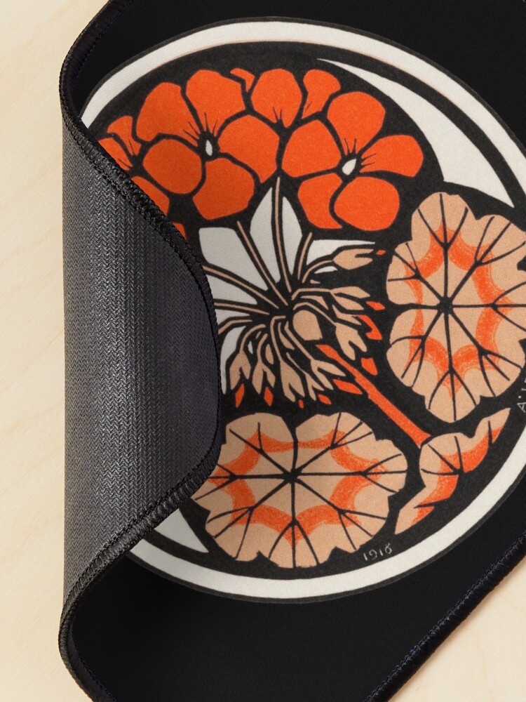 Alternate view of Orange Flower Bursting from the Ground Mouse Pad