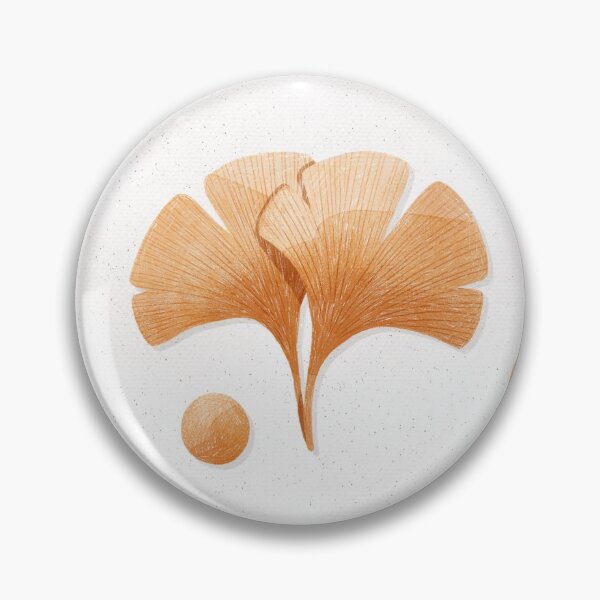 Item preview, Beige ginkgo leaves pattern. Botanical illustration. designed and sold by helga-wigandt.