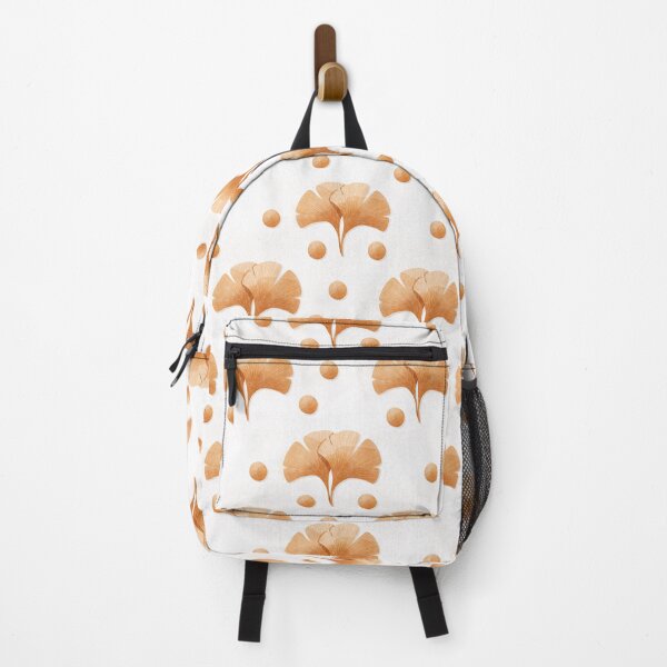 Item preview, Beige ginkgo leaves pattern. Botanical illustration. designed and sold by helga-wigandt.