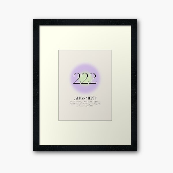 444 'Intuition' Angel Number  Art Print for Sale by BohomadicStudio