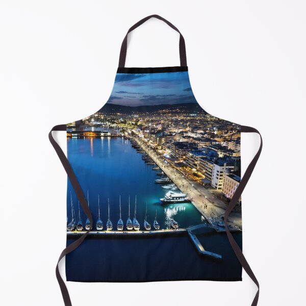 Item preview, Night view of the port of Volos designed and sold by Hercules Milas.