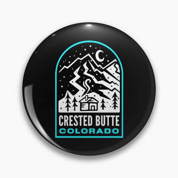 Item preview, Crested Butte CO Winter Christmas Mountain designed and sold by HalpinDesign.