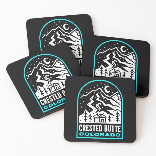 Item preview, Crested Butte CO Winter Christmas Mountain designed and sold by HalpinDesign.