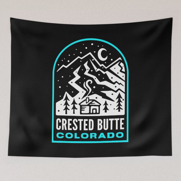 Item preview, Crested Butte CO Winter Christmas Mountain designed and sold by HalpinDesign.