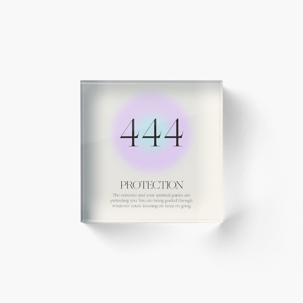 444 'Intuition' Angel Number  Art Print for Sale by BohomadicStudio