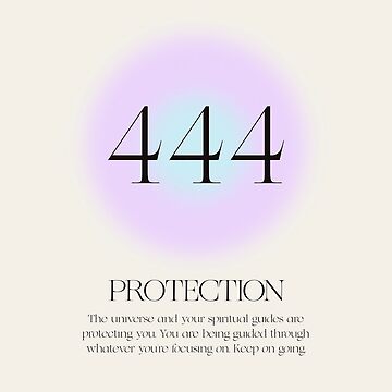 444 'Intuition' Angel Number | Art Board Print