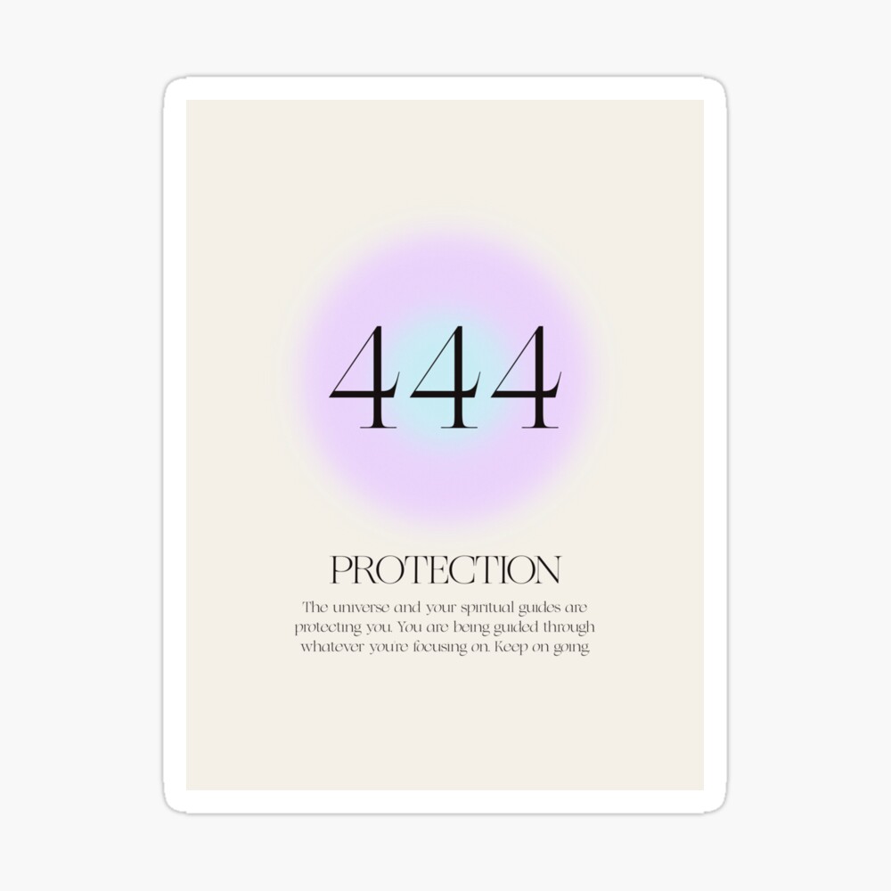 444 'Intuition' Angel Number  Art Board Print for Sale by BohomadicStudio  | Redbubble