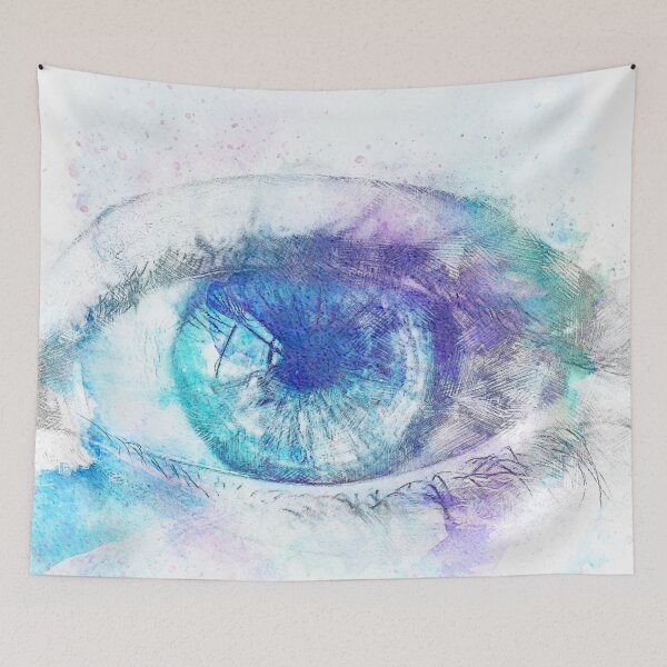 Item preview, Eye 1 designed and sold by blackwhiteblue.