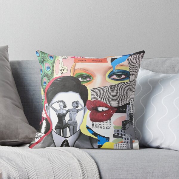 Artikelvorschau, Collage Portraitmalerei entworfen und verkauft von clairemartwork.