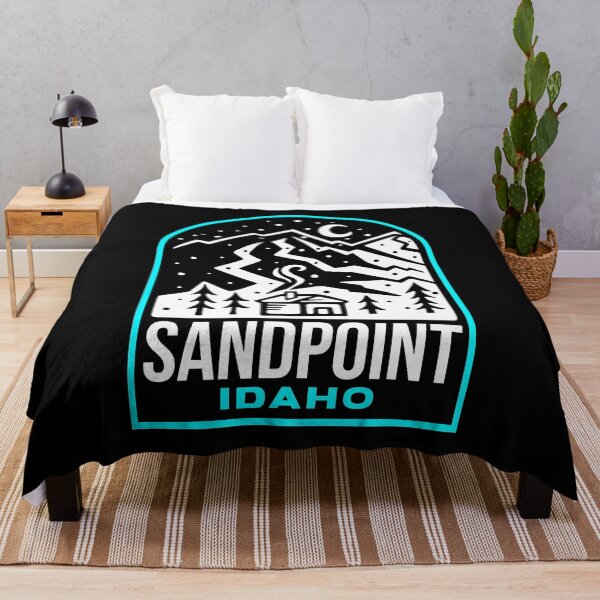 Item preview, Sandpoint ID Winter Christmas Mountain designed and sold by HalpinDesign.
