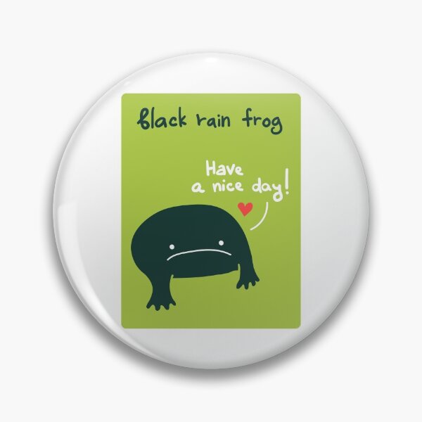 Item preview, Black rain frog  designed and sold by Capictures.