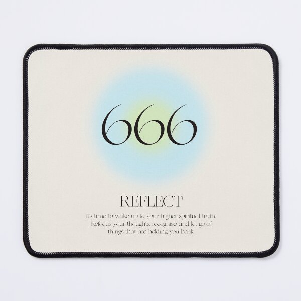 Item preview, 666 'Reflect' Angel Number  designed and sold by BohomadicStudio.