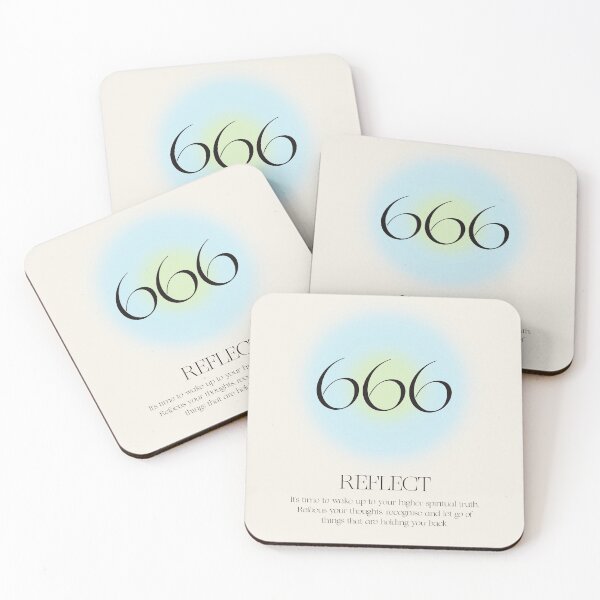 Item preview, 666 'Reflect' Angel Number  designed and sold by BohomadicStudio.